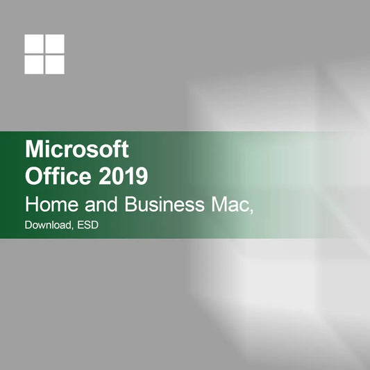 Microsoft Office 2019 Home and Business Mac, Descarga, ESD
