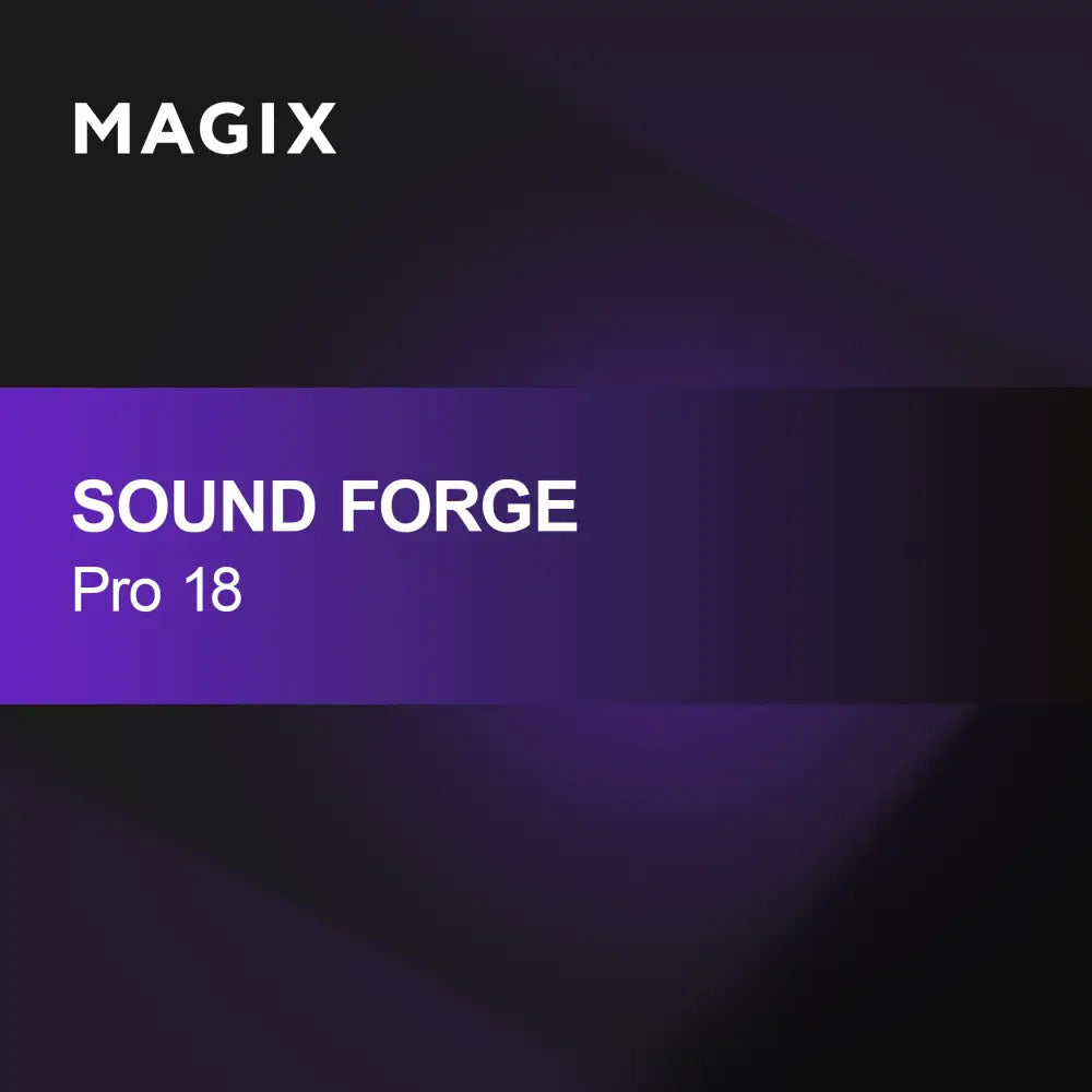 SOUND FORGE Pro 18