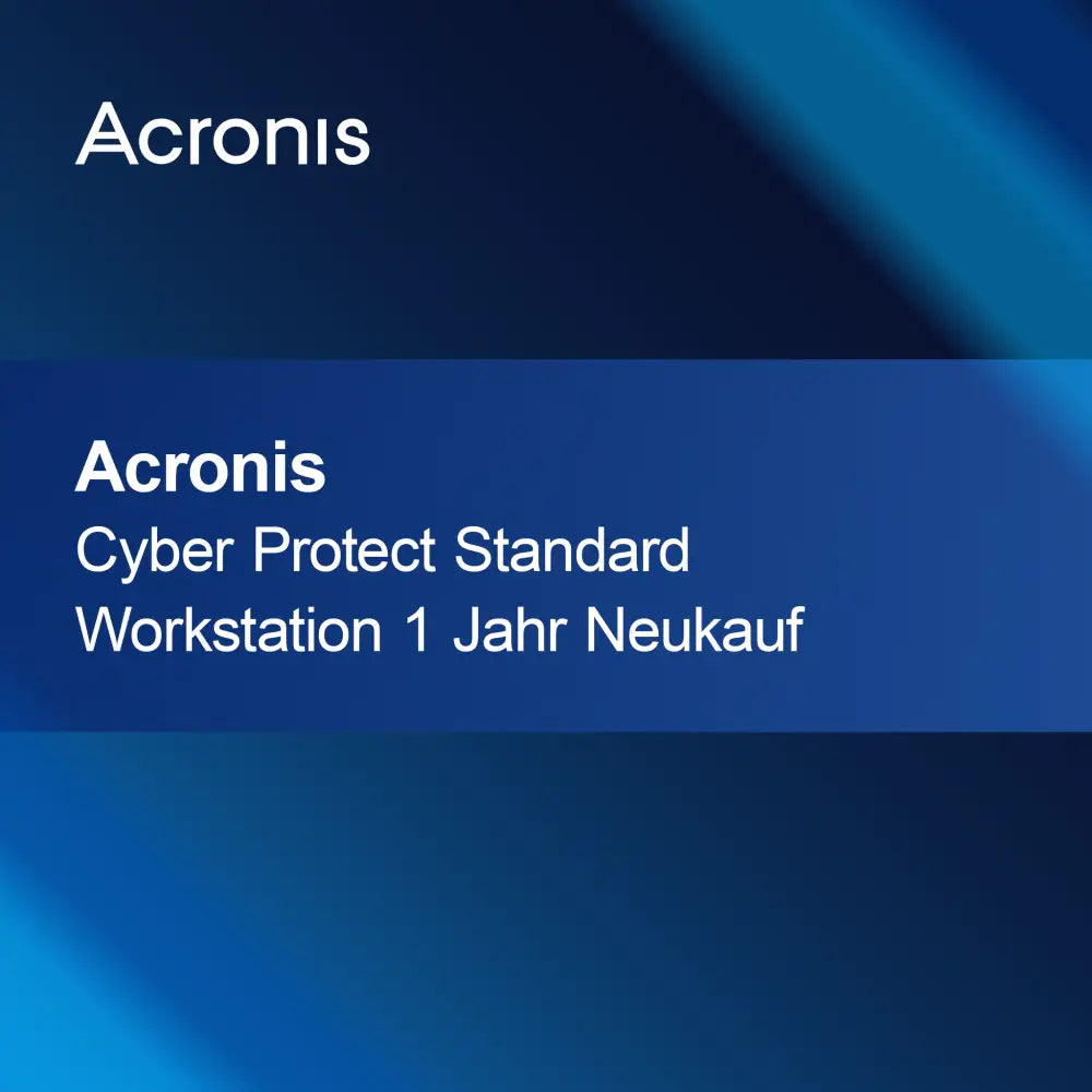 Acronis Cyber Protect Estación de Trabajo Estándar