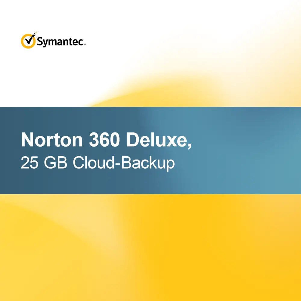 Norton 360 Deluxe, 25 GB de copia de seguridad en la nube